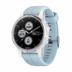  Garmin Fenix 5s Plus White with Sea Foam Band (010-01987-23)