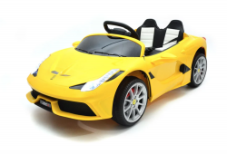 Дитячий електромобіль Kidsauto Ferrari 458 lambo doors style Yellow Фото Дитячий електромобіль Kidsauto Ferrari 458 lambo doors style Yellow