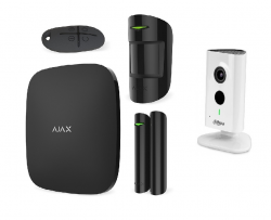    Ajax StarterKit black (HUB KIT) + IP- IPC-C15P