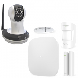 Комплект сигналізації Ajax StarterKit white (HUB KIT) + IP-відеокамера AI-361 Фото Комплект сигналізації Ajax StarterKit white (HUB KIT) + IP-відеокамера AI-361