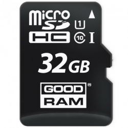Карта пам'яті microSDHC 32Gb GoodRam Class 10 UHS I (+ adapter SD) (M1AA-0320R12) Фото Карта пам'яті microSDHC 32Gb GoodRam Class 10 UHS I (+ adapter SD) (M1AA-0320R12)