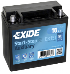 Акумулятор Exide AGM 6СТ-15 Євро (EK 151) Фото Акумулятор Exide AGM 6СТ-15 Євро (EK 151)
