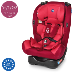 Автокрісло дитяче ME 1017 STEP Red група0+/1-2-3 (до36кг), 5-ти точ.рем.безп,червоний Фото Автокрісло дитяче ME 1017 STEP Red група0+/1-2-3 (до36кг), 5-ти точ.рем.безп,червоний