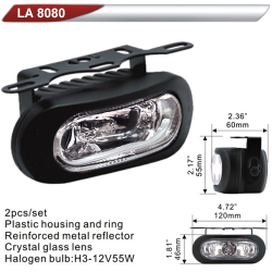 Фара додаткова DLAA 8080 W/H3-12V-55W/120*46mm Фото Фара додаткова DLAA 8080 W/H3-12V-55W/120*46mm