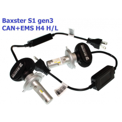 Світлодіодні лампи Baxster S1 gen3 H4 H/L 6000K CAN+EMS (пара) Фото Світлодіодні лампи Baxster S1 gen3 H4 H/L 6000K CAN+EMS (пара)