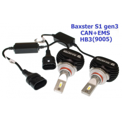    Baxster S1 gen3 HB3 (9005) 5000K CAN+EMS ()