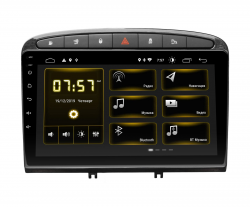    Incar DTA-7004 Peugeot 308 07-13, 408 2011+ Black Android 10 9