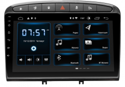    Incar XTA-7004 Peugeot 308 07-13, 408 2011+ Black Android 10 9