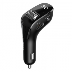  FM- Baseus Streamer F40 AUX wireless MP3 car charger Black
