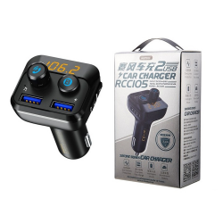  FM- Remax Safone Series RCC105 2USB/3,5A/BT5.0 Black