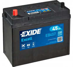 Акумулятор Exide Excell 6СТ-45 АЗИЯ (EB457) Фото Акумулятор Exide Excell 6СТ-45 АЗИЯ (EB457)