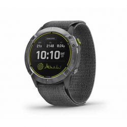   Garmin Enduro Steel with Gray UltraFit Nylon Strap (010-02408-00)