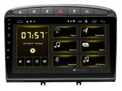    Incar PGA-7004 Peugeot 308 07-13, 408 2011+ Black Android 8 9