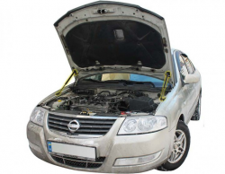 Газовий упор капота Nissan Almera B10 (2006-2013) (2 шт) Фото Газовий упор капота Nissan Almera B10 (2006-2013) (2 шт)