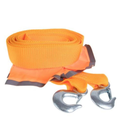 Трос буксирувальний Vitol ТР-250-6-3 (6т стрічка 60мм х 5м оранж/2крюка/флажки/сумка) Фото Трос буксирувальний Vitol ТР-250-6-3 (6т стрічка 60мм х 5м оранж/2крюка/флажки/сумка)