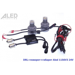   DRL Aled 1156 (P21W) 24V 1156V3 +  + 