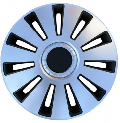 Ковпак колісний Дорожня карта DK-R14TW TWIN сірий (4шт) Фото Ковпак колісний Дорожня карта DK-R14TW TWIN сірий (4шт)