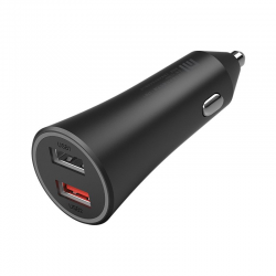   Xiaomi Mi Car Charger QC3.0 37W 2USB Black (CC06ZM) (GDS4147GL/GDS4131CN)