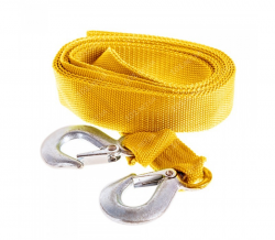 Трос буксирувальний Vitol ТР-250-3-1 (3т стрічка 46мм х 5м оранж/крюк/кулек) Фото Трос буксирувальний Vitol ТР-250-3-1 (3т стрічка 46мм х 5м оранж/крюк/кулек)