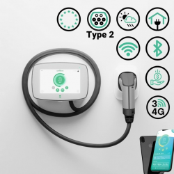    Wallbox Commander 2 32 22 ype 2  5  4G Wi-Fi Bluetooth 230/400 (CMX2-0-2-4-8-001-DNGL-UE-4G)
