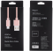 Rock Metal Charge & Sync round cable 1M Rose Gold