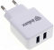 INKAX CD-01 Travel charger + Micro cable 2USB 2.1A White