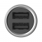  Xiaomi MI Dual USB Car Charger (3.6A/18W, 2USB) (CZCDQ01ZM) Silver (GDS4042CN/GDS4048GL)