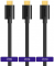  Tronsmart MUPP1 1m Premium MicroUSB (3pcs) Cable Pack Black