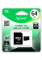  ' microSDXC 64Gb Apacer UHS-I U1 (+ adapter SD) (AP64GMCSX10U1-R)