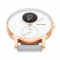 Withings Steel HR Watch 36mm White/Rose Gold with Grey Silicone Band