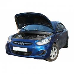 Газовий упор капота Hyundai Accent 4 (2011-2017) (2 шт) Фото Газовий упор капота Hyundai Accent 4 (2011-2017) (2 шт)