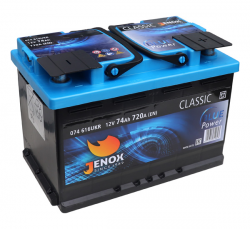 Акумулятор JENOX 6СТ-74 Classik Євро (074616) Фото Акумулятор JENOX 6СТ-74 Classik Євро (074616)