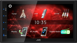 Автомагнітола JVC KW-M27DBT Фото Автомагнітола JVC KW-M27DBT