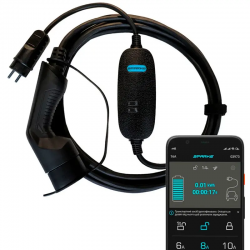 Зарядний пристрій Sparks Portable Smart 1x16A 3.7kW Type GB/T Фото Зарядний пристрій Sparks Portable Smart 1x16A 3.7kW Type GB/T