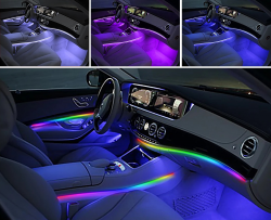 Підсвічування салону Ambient Light v-04 RGB 18 Lights Фото Підсвічування салону Ambient Light v-04 RGB 18 Lights