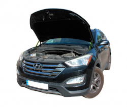 Газовий упор капота Hyundai Santa FE 3 (2012-2016) (2 шт) Фото Газовий упор капота Hyundai Santa FE 3 (2012-2016) (2 шт)