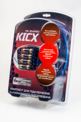 Набір для підключення підсилювача Kicx PK-204PRO Фото Набір для підключення підсилювача Kicx PK-204PRO