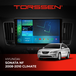 Автомагнітола штатна TORSSEN Hyundai Sonata NF 08-10 climate FL9 4+64Gb 4G Carplay DSP Фото Автомагнітола штатна TORSSEN Hyundai Sonata NF 08-10 climate FL9 4+64Gb 4G Carplay DSP