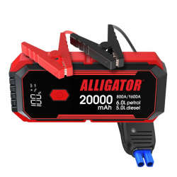Пусковий пристрій Alligator Jump Starter JS843 800A/1600A 20000mAh зі Smart-клемами Фото Пусковий пристрій Alligator Jump Starter JS843 800A/1600A 20000mAh зі Smart-клемами