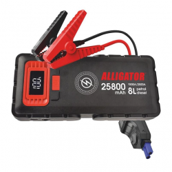 Пусковий пристрій Alligator Jump Starter JS848 1500A/2500A 25800mAh зі Smart-клемами Фото Пусковий пристрій Alligator Jump Starter JS848 1500A/2500A 25800mAh зі Smart-клемами