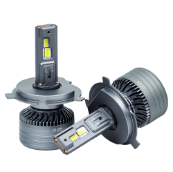 Світлодіодні лампи DriveX AL-12US H4 H/L 57W SUPER CAN 9-36V 6K (пара) Фото Світлодіодні лампи DriveX AL-12US H4 H/L 57W SUPER CAN 9-36V 6K (пара)