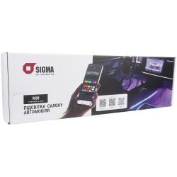 Підсвітка салону автомобiля Sigma RGB (18 елементiв, Grey) Фото Підсвітка салону автомобiля Sigma RGB (18 елементiв, Grey)