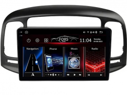Автомагнітола штатна FORS.auto FS 2 PRO для Hyundai Accent 2009-2012/Verna (2+32Gb, 9inch, black) 2008-2011 Фото Автомагнітола штатна FORS.auto FS 2 PRO для Hyundai Accent 2009-2012/Verna (2+32Gb, 9inch, black) 2008-2011
