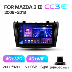 Автомагнітола штатна Teyes CC3 4+32 Gb Mazda 3 2 2009-2013 9-inch 2k Фото Автомагнітола штатна Teyes CC3 4+32 Gb Mazda 3 2 2009-2013 9-inch 2k