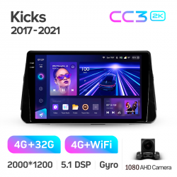 Автомагнітола штатна Teyes CC3 4+32 Gb Nissan Kicks P15 2017-2021 10-inch 2k Фото Автомагнітола штатна Teyes CC3 4+32 Gb Nissan Kicks P15 2017-2021 10-inch 2k