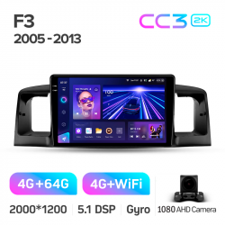 Автомагнітола штатна Teyes CC3 4+64 Gb BYD F3 1 2005-2013 9-inch 2k Фото Автомагнітола штатна Teyes CC3 4+64 Gb BYD F3 1 2005-2013 9-inch 2k