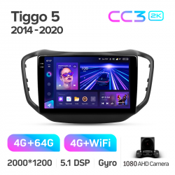 Автомагнітола штатна Teyes CC3 4+64 Gb Chery Tiggo 5 2014 - 2018 10-inch 2k Фото Автомагнітола штатна Teyes CC3 4+64 Gb Chery Tiggo 5 2014 - 2018 10-inch 2k