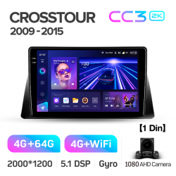 Автомагнітола штатна Teyes CC3 4+64 Gb Honda Crosstour 1 TF (1 Din) 2009-2015 10-inch 1din 2k Фото Автомагнітола штатна Teyes CC3 4+64 Gb Honda Crosstour 1 TF (1 Din) 2009-2015 10-inch 1din 2k