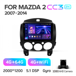 Автомагнітола штатна Teyes CC3 4+64 Gb Mazda 2 DE 2007-2014 9-inch 2k Фото Автомагнітола штатна Teyes CC3 4+64 Gb Mazda 2 DE 2007-2014 9-inch 2k