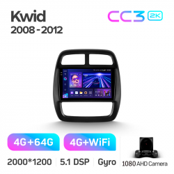 Автомагнітола штатна Teyes CC3 4+64 Gb Renault KWID 2015-2019 9-inch 2k (L1) Фото Автомагнітола штатна Teyes CC3 4+64 Gb Renault KWID 2015-2019 9-inch 2k (L1)